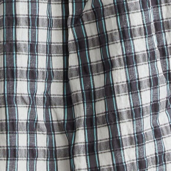 NWT GANNI Check Seersucker Tiered Minidress - Picture 7 of 10